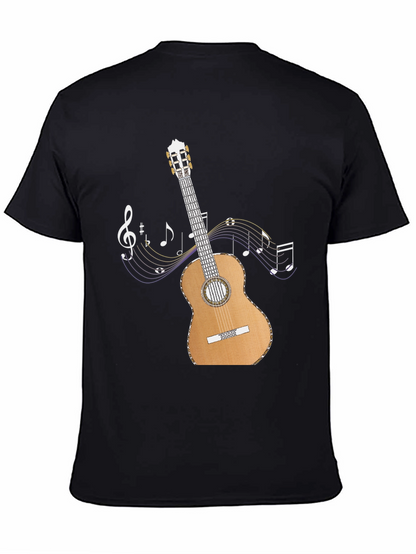 Guitar Music Notes Graphic T-Shirt