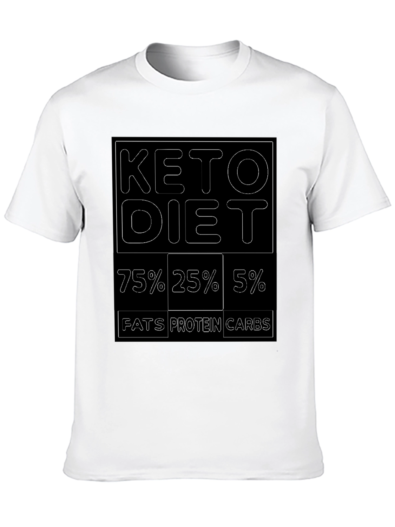 Keto Diet T-Shirt - Fats Protein Carbs
