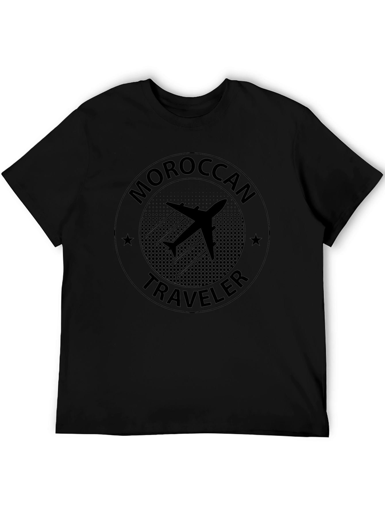 Moroccan Traveler T-Shirt - Airplane Design