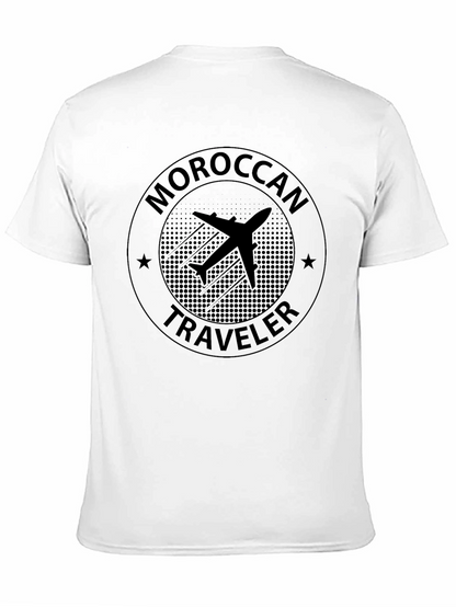 Moroccan Traveler T-Shirt - Airplane Design