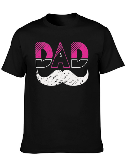 Cool Dad T-Shirt with Mustache Design