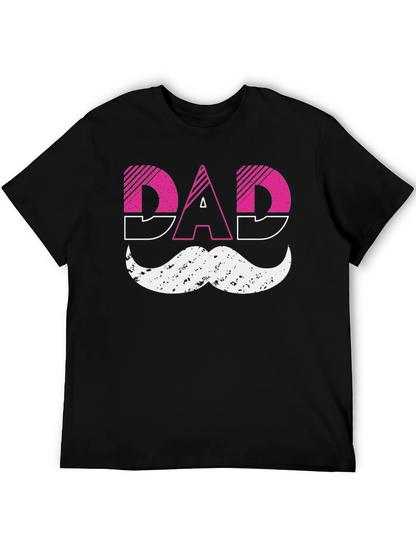 Cool Dad T-Shirt with Mustache Design