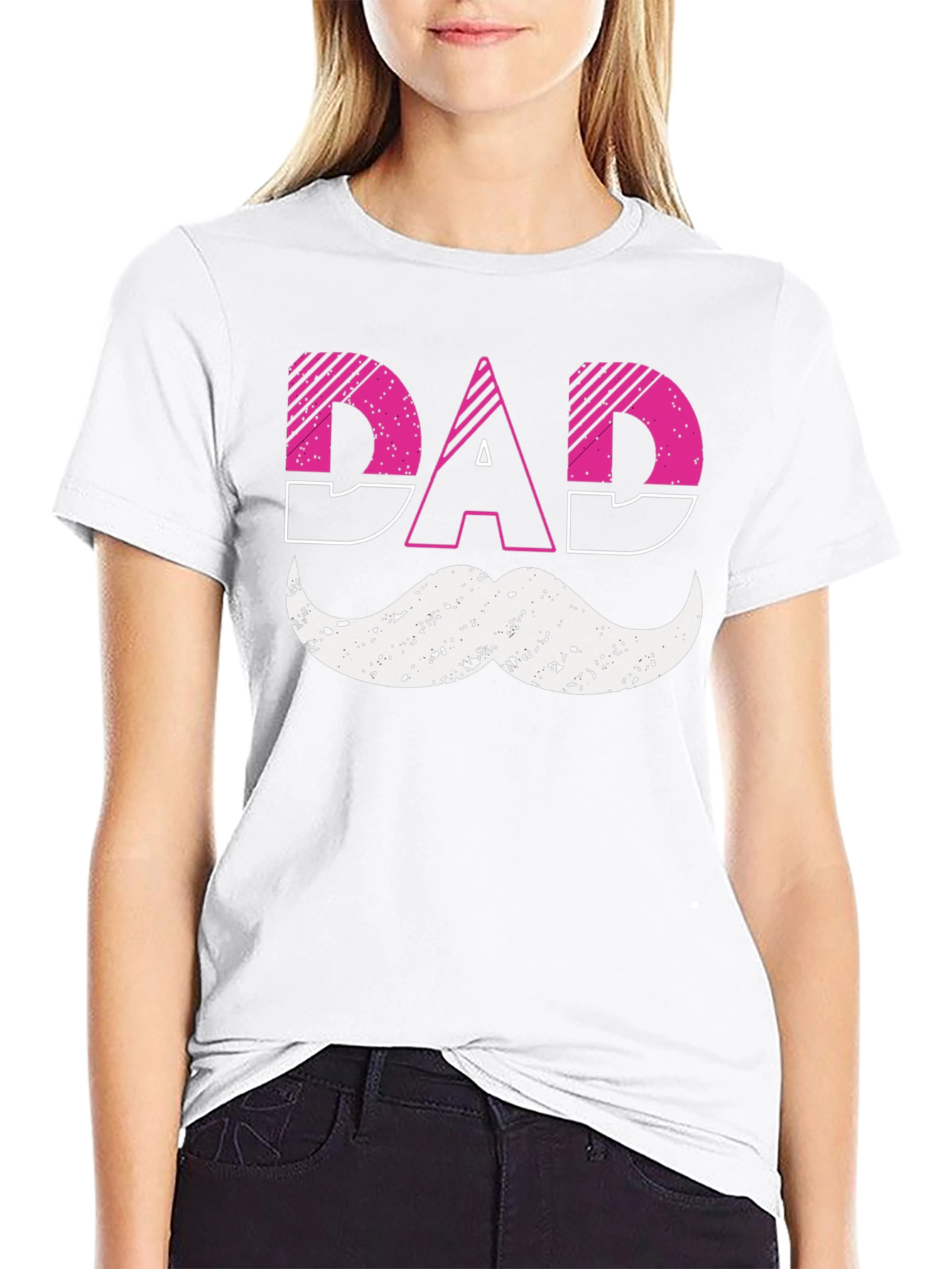 Cool Dad T-Shirt with Mustache Design