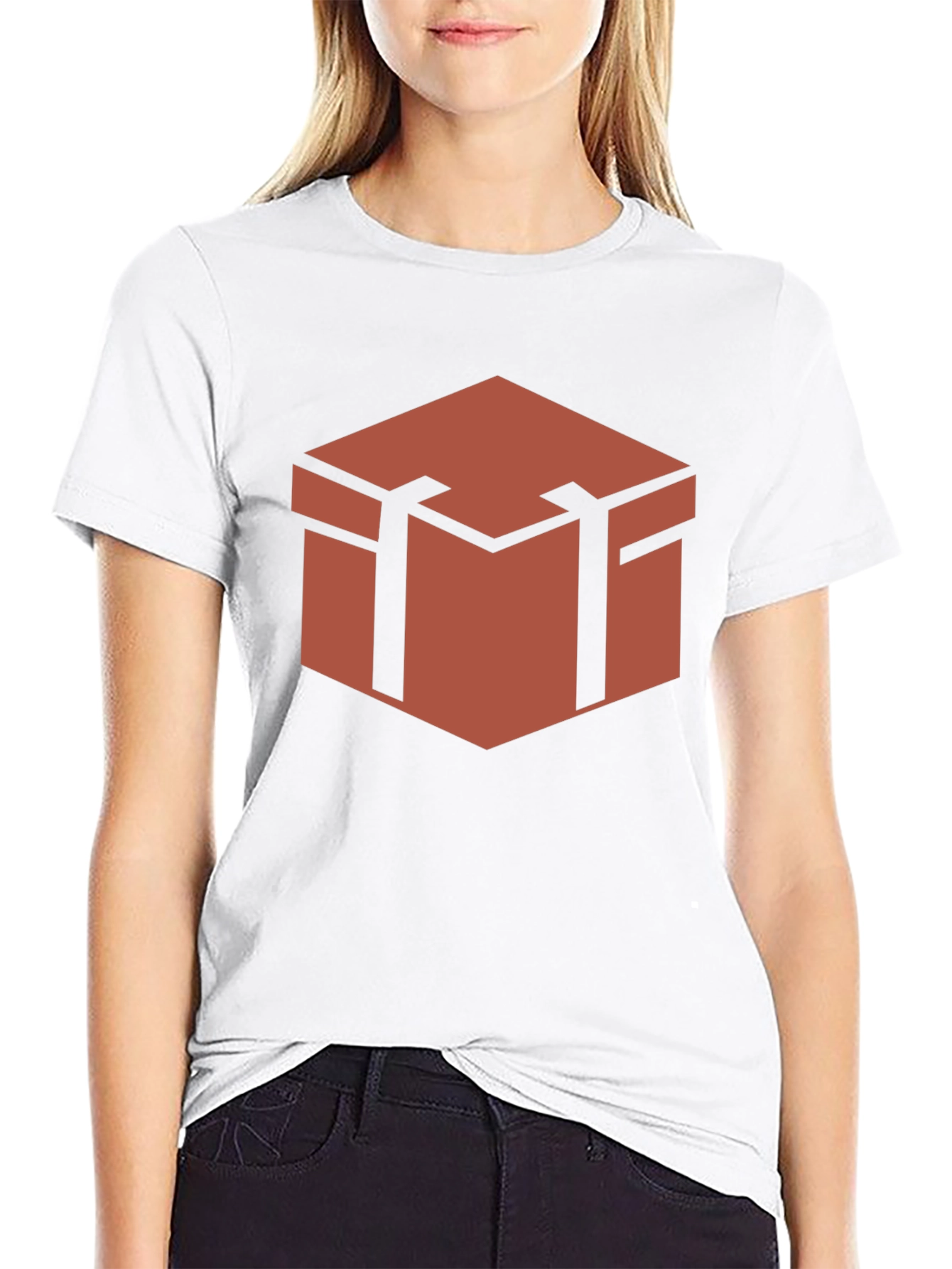 Geometric Chest Graphic Tee - Stylish Black Shirt