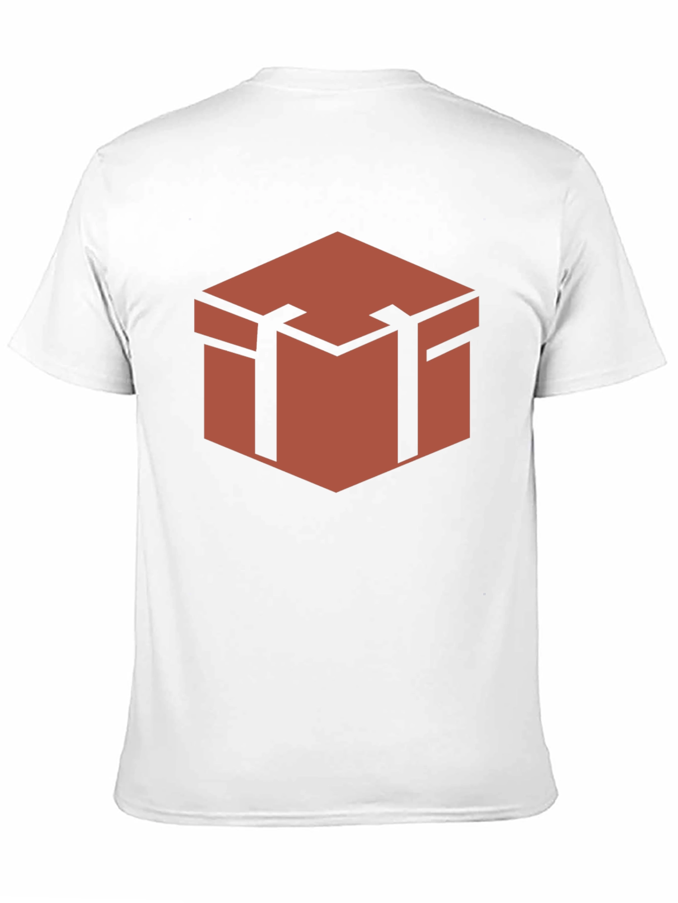 Geometric Chest Graphic Tee - Stylish Black Shirt