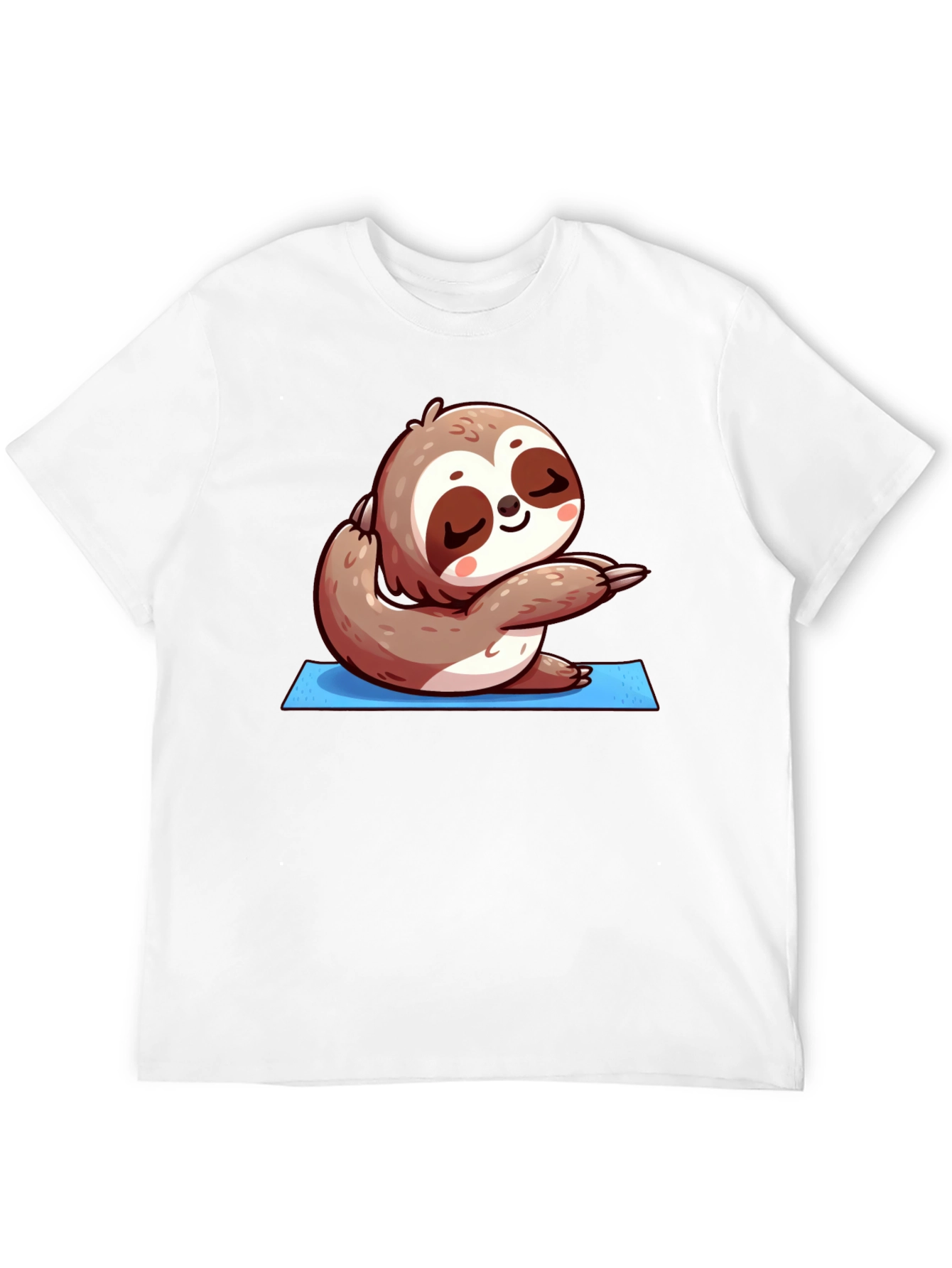 Yoga Sloth T-Shirt - Relaxed Fit Cute Design