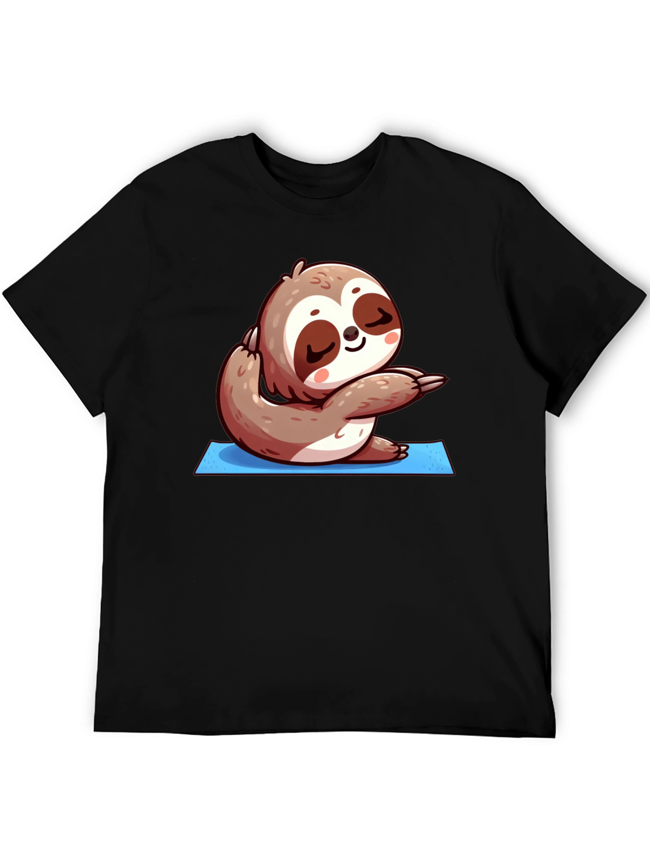 Yoga Sloth T-Shirt - Relaxed Fit Cute Design