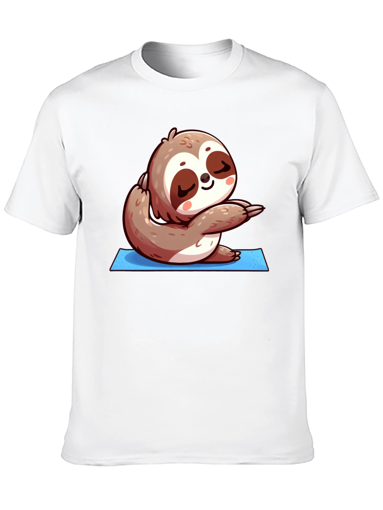 Yoga Sloth T-Shirt - Relaxed Fit Cute Design