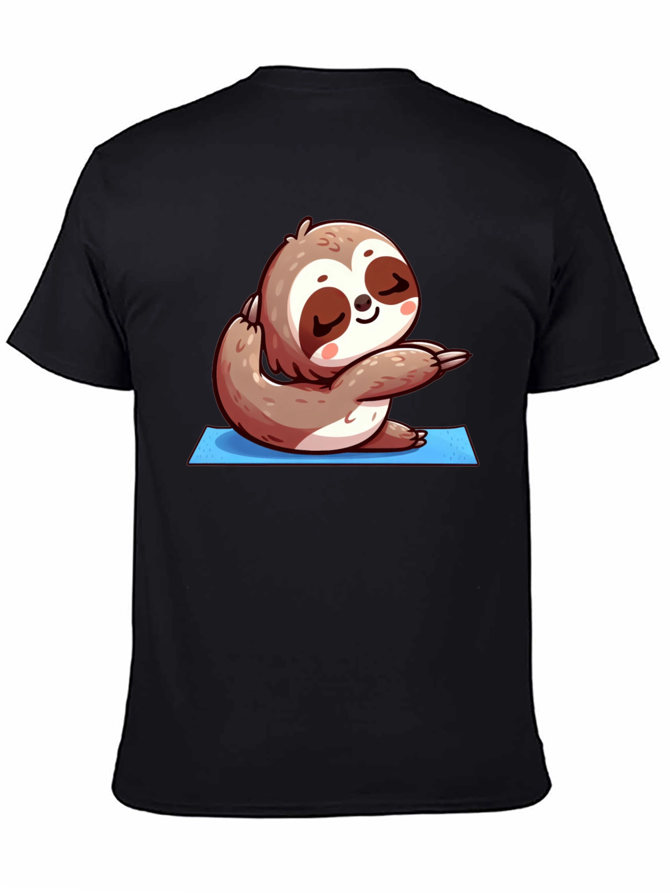 Yoga Sloth T-Shirt - Relaxed Fit Cute Design
