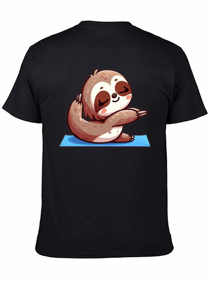 Yoga Sloth T-Shirt - Relaxed Fit Cute Design