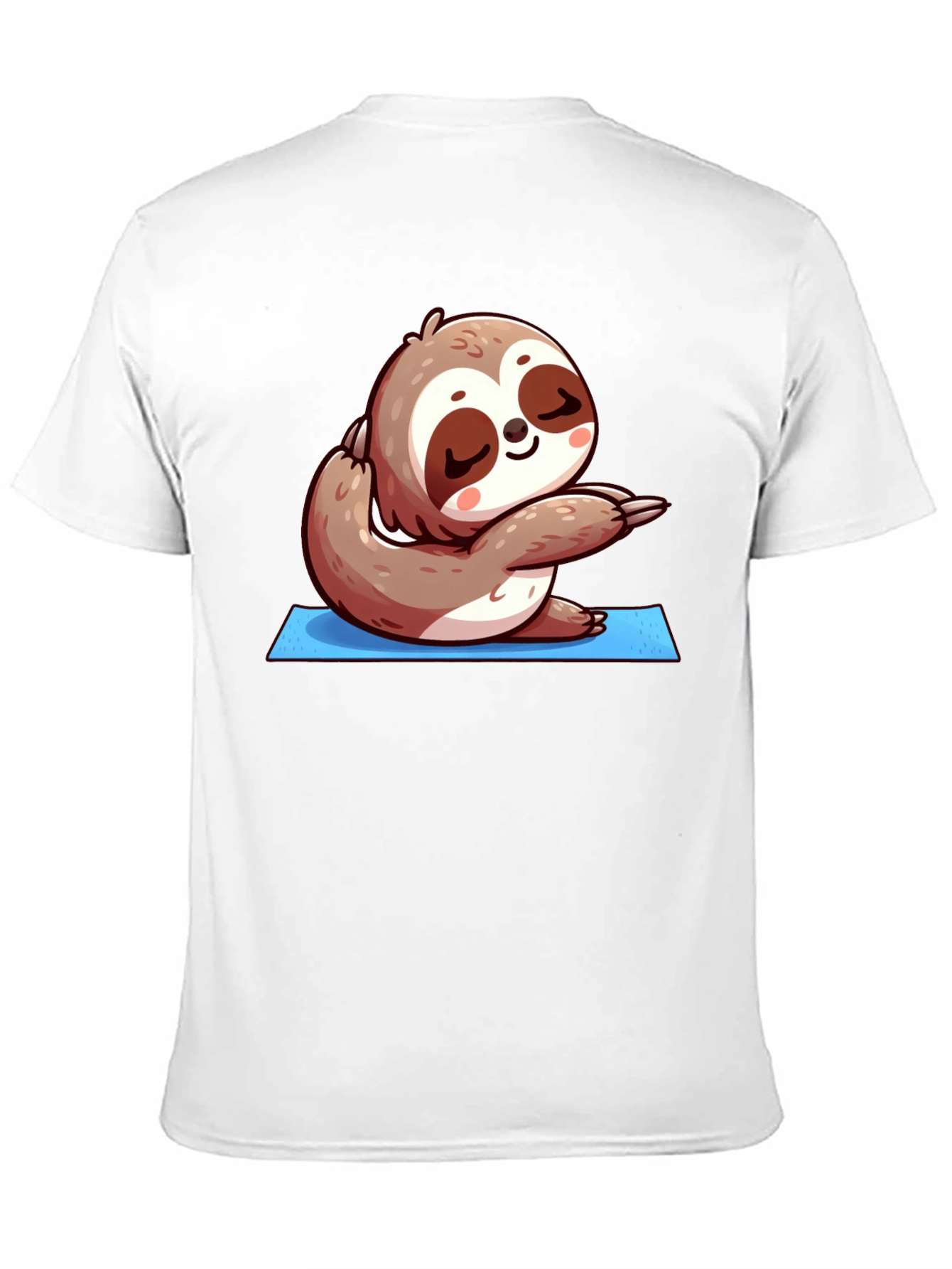 Yoga Sloth T-Shirt - Relaxed Fit Cute Design