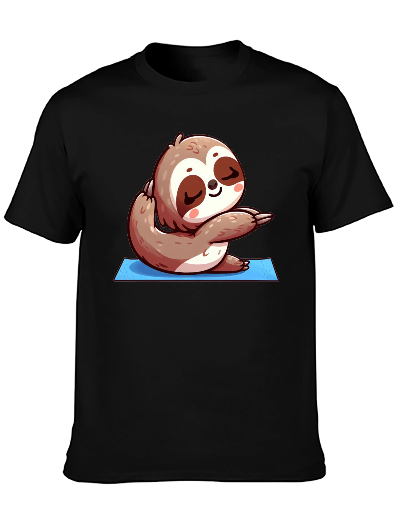 Yoga Sloth T-Shirt - Relaxed Fit Cute Design