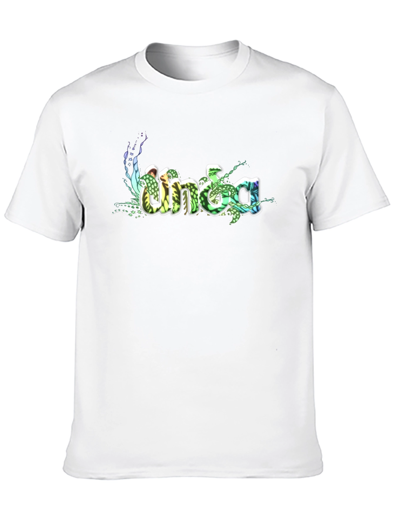 Unique Graphic Print Black Cotton T-Shirt