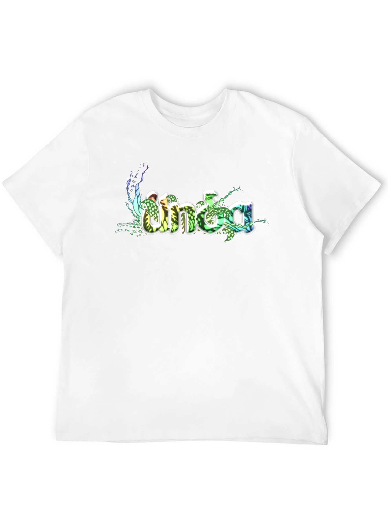 Unique Graphic Print Black Cotton T-Shirt