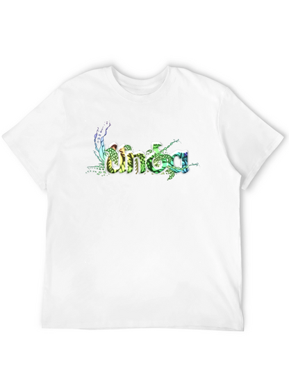 Unique Graphic Print Black Cotton T-Shirt