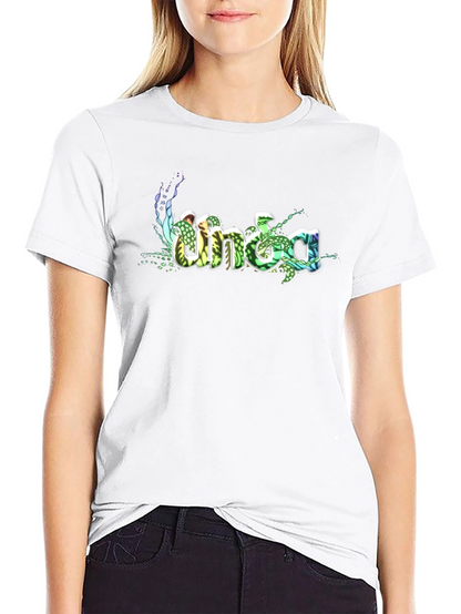 Unique Graphic Print Black Cotton T-Shirt