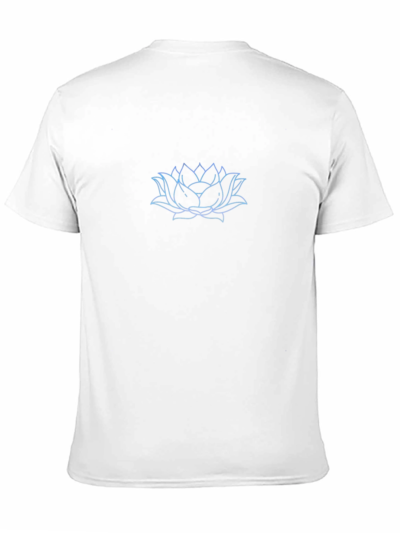 Lotus Flower Graphic Tee - Black