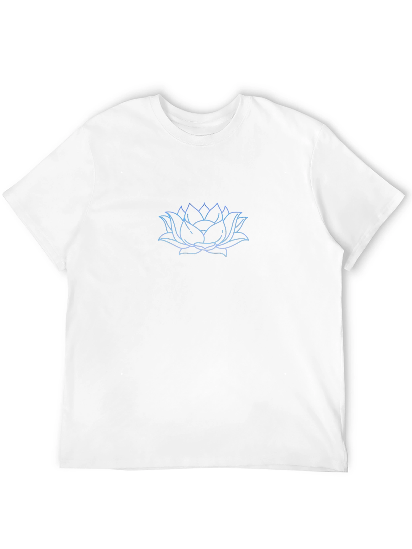 Lotus Flower Graphic Tee - Black