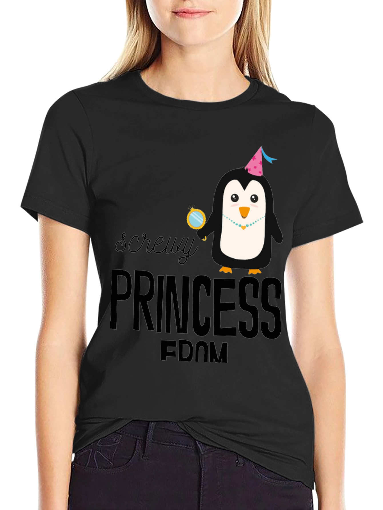 Screw You Princess Penguin T-Shirt