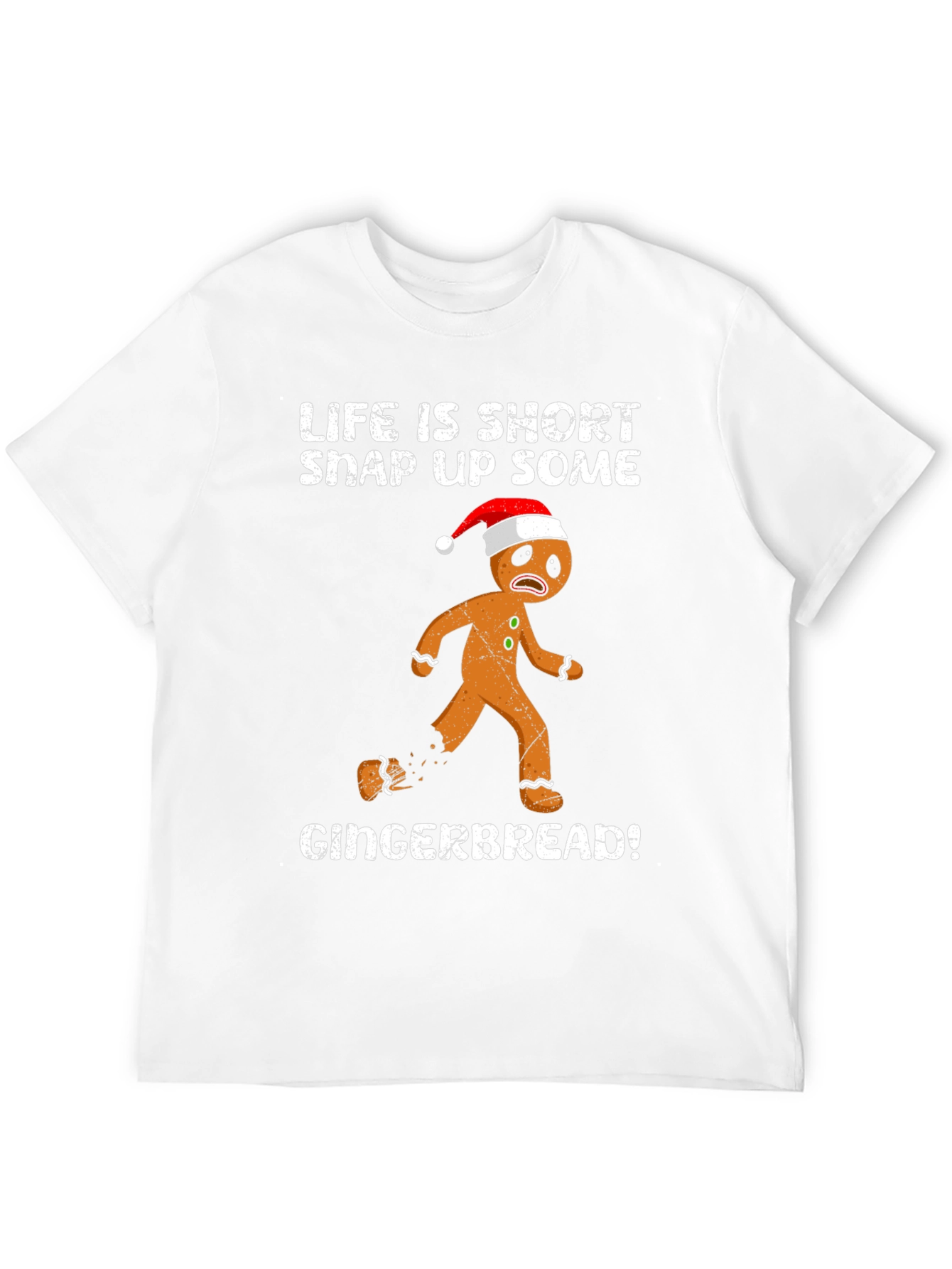 Life Is Short Gingerbread Graphic Tee