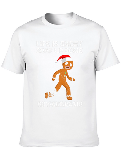 Life Is Short Gingerbread Graphic Tee
