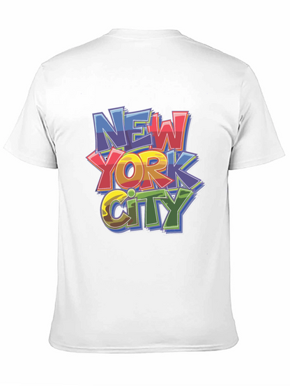 New York City Graphic Print Black T-Shirt