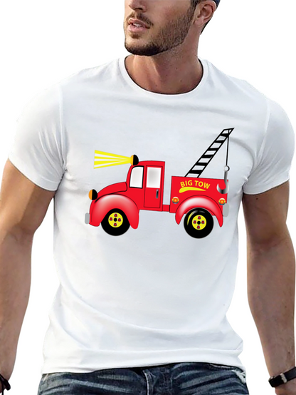 Cartoon Tow Truck Graphic Tee