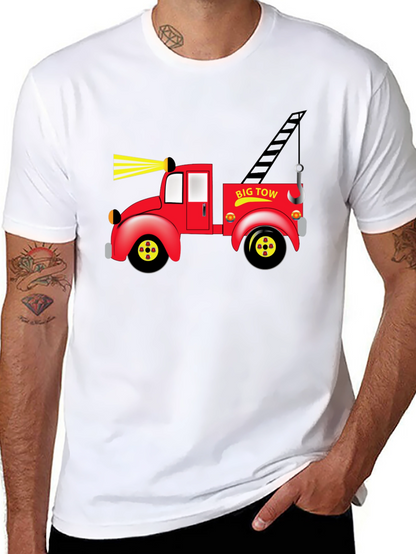 Cartoon Tow Truck Graphic Tee