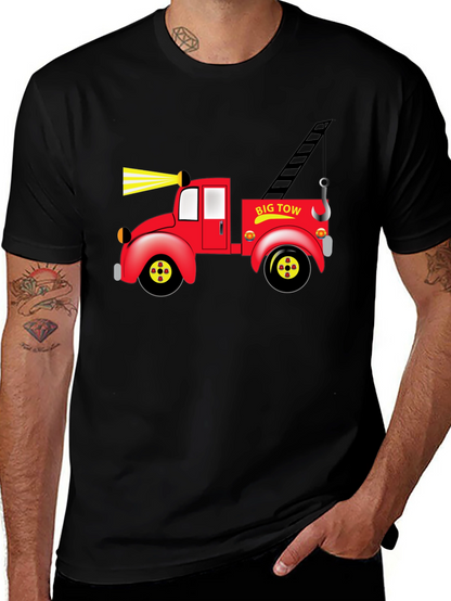 Cartoon Tow Truck Graphic Tee