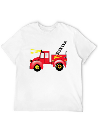 Cartoon Tow Truck Graphic Tee