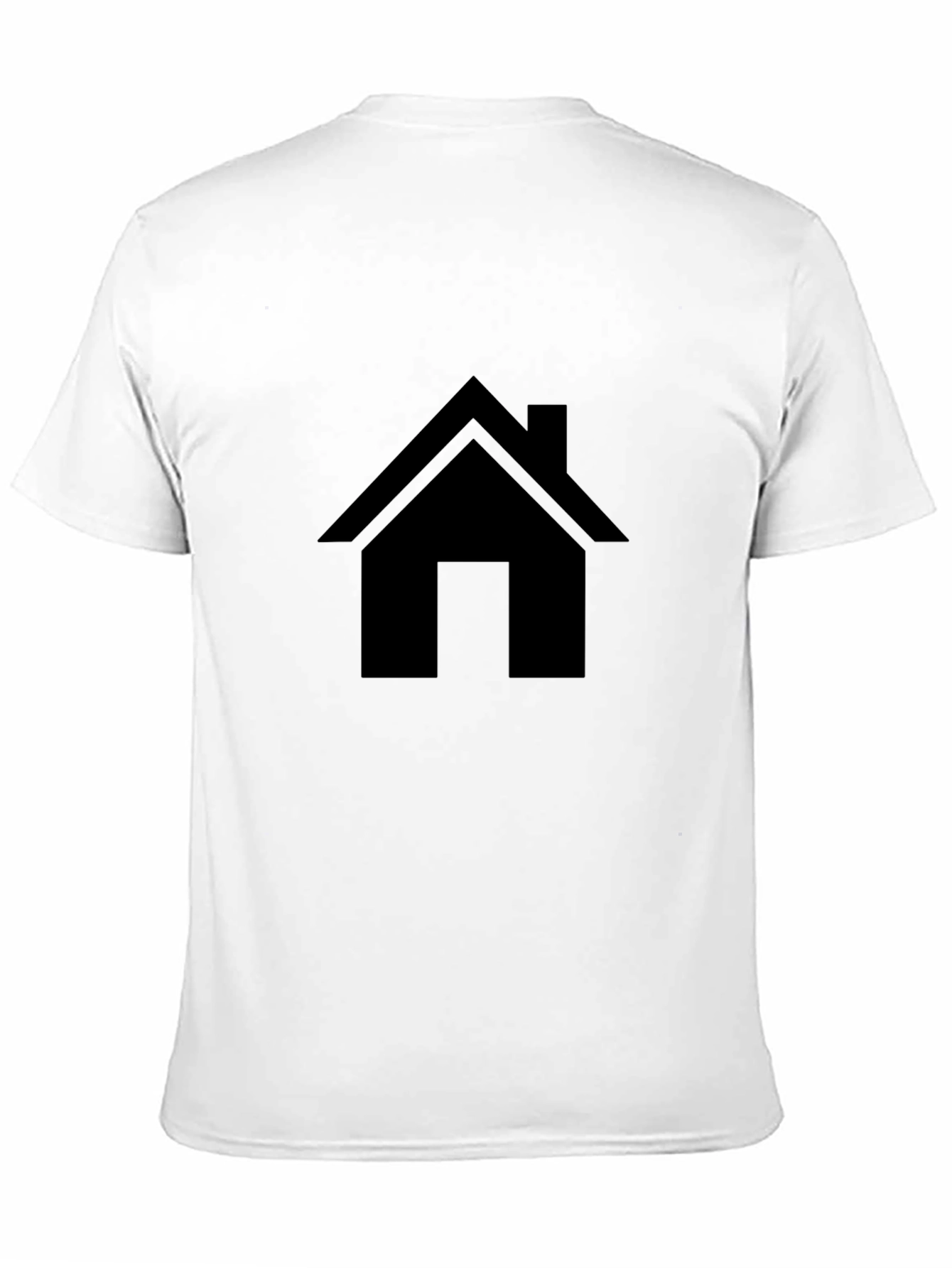 Black House Graphic Tee - Minimalist Style