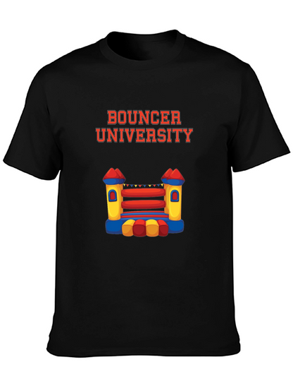 Bouncer University Black Graphic Tee