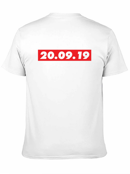20.09.19 Graphic Tee - Black Crew Neck T-Shirt