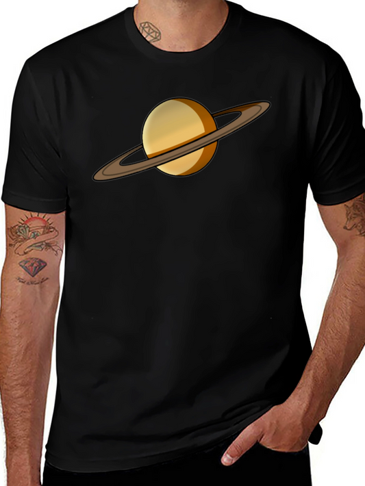 Saturn Graphic Tee - Celestial Style T-Shirt