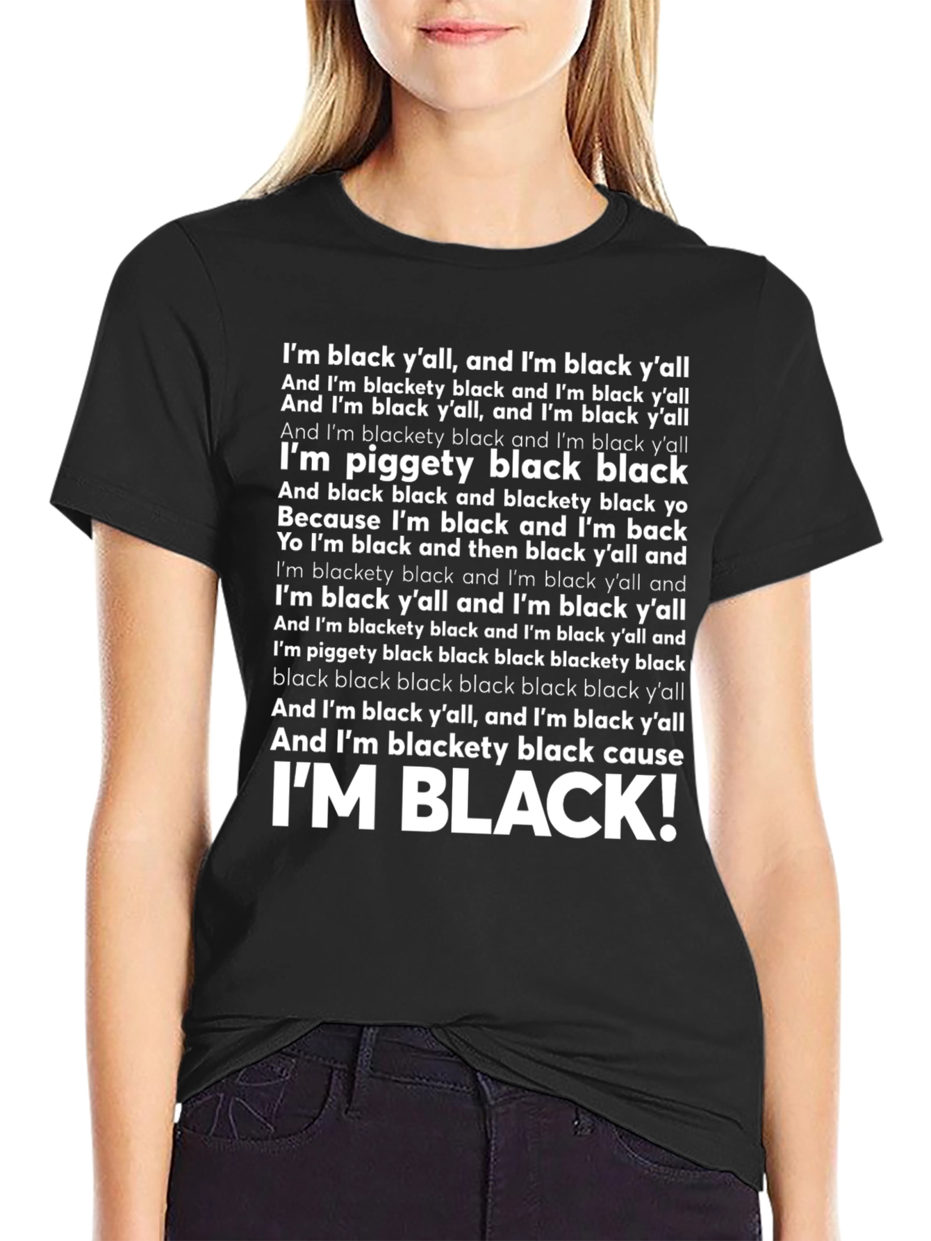 IM BLACK! T-Shirt - Black Pride Graphic Tee