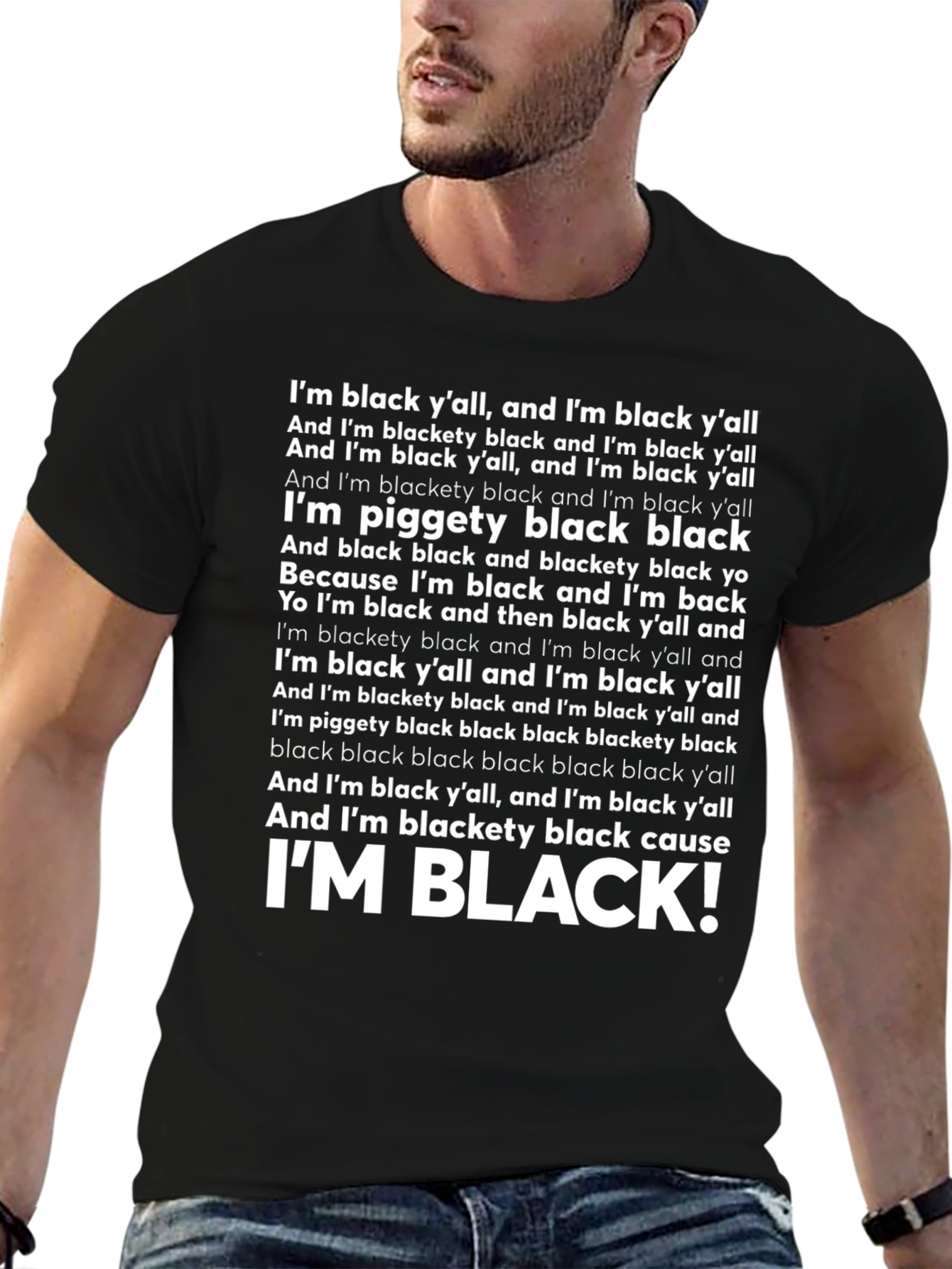 IM BLACK! T-Shirt - Black Pride Graphic Tee