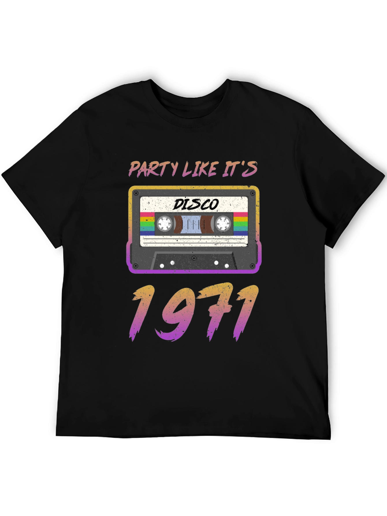 Party Like Its 1971 Disco Cassette T-Shirt