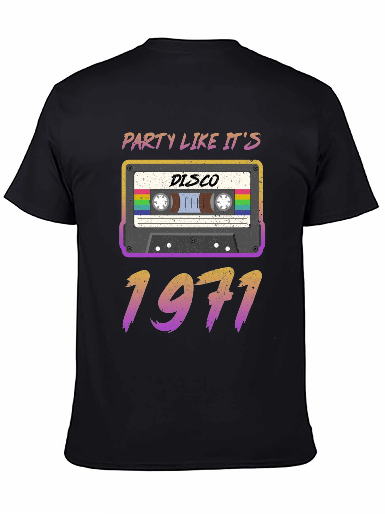 Party Like Its 1971 Disco Cassette T-Shirt