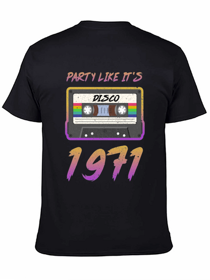 Party Like Its 1971 Disco Cassette T-Shirt