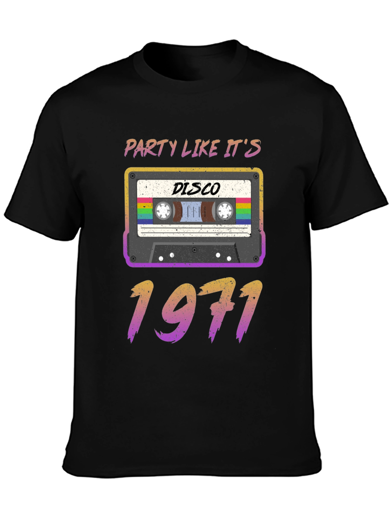 Party Like Its 1971 Disco Cassette T-Shirt