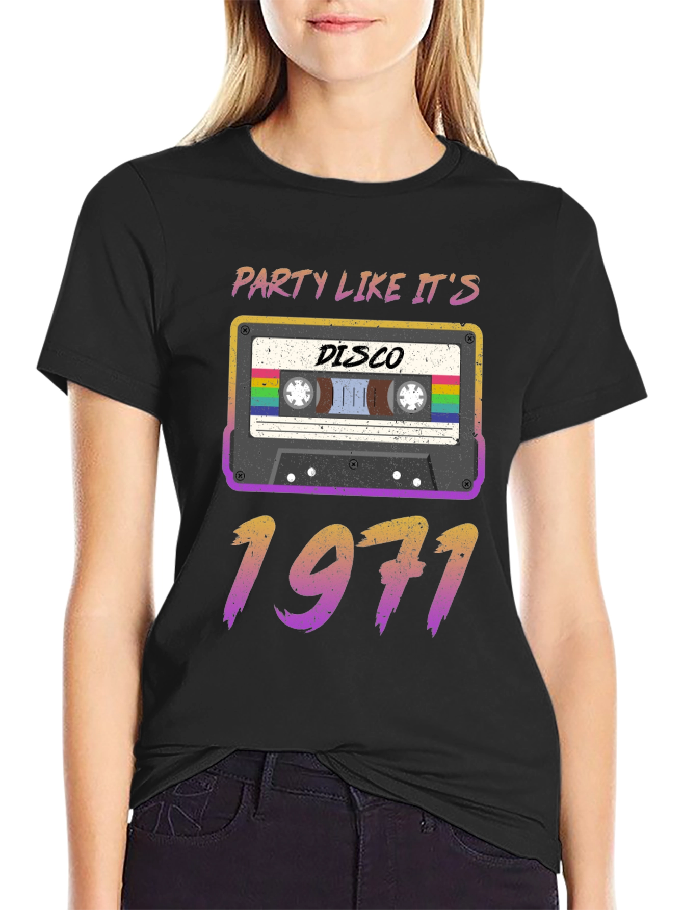 Party Like Its 1971 Disco Cassette T-Shirt