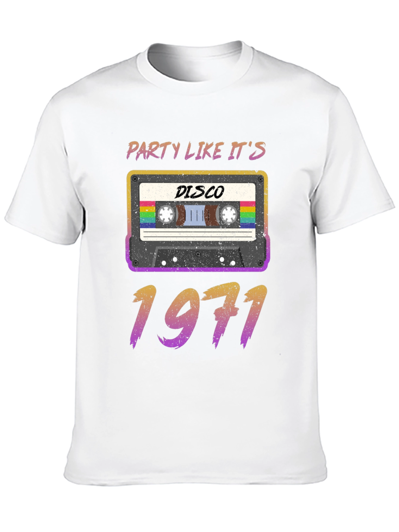 Party Like Its 1971 Disco Cassette T-Shirt