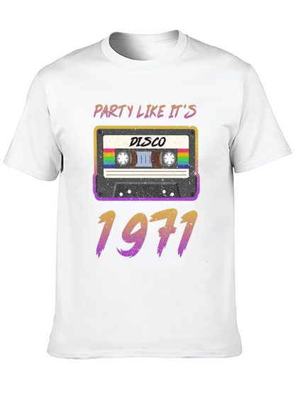 Party Like Its 1971 Disco Cassette T-Shirt