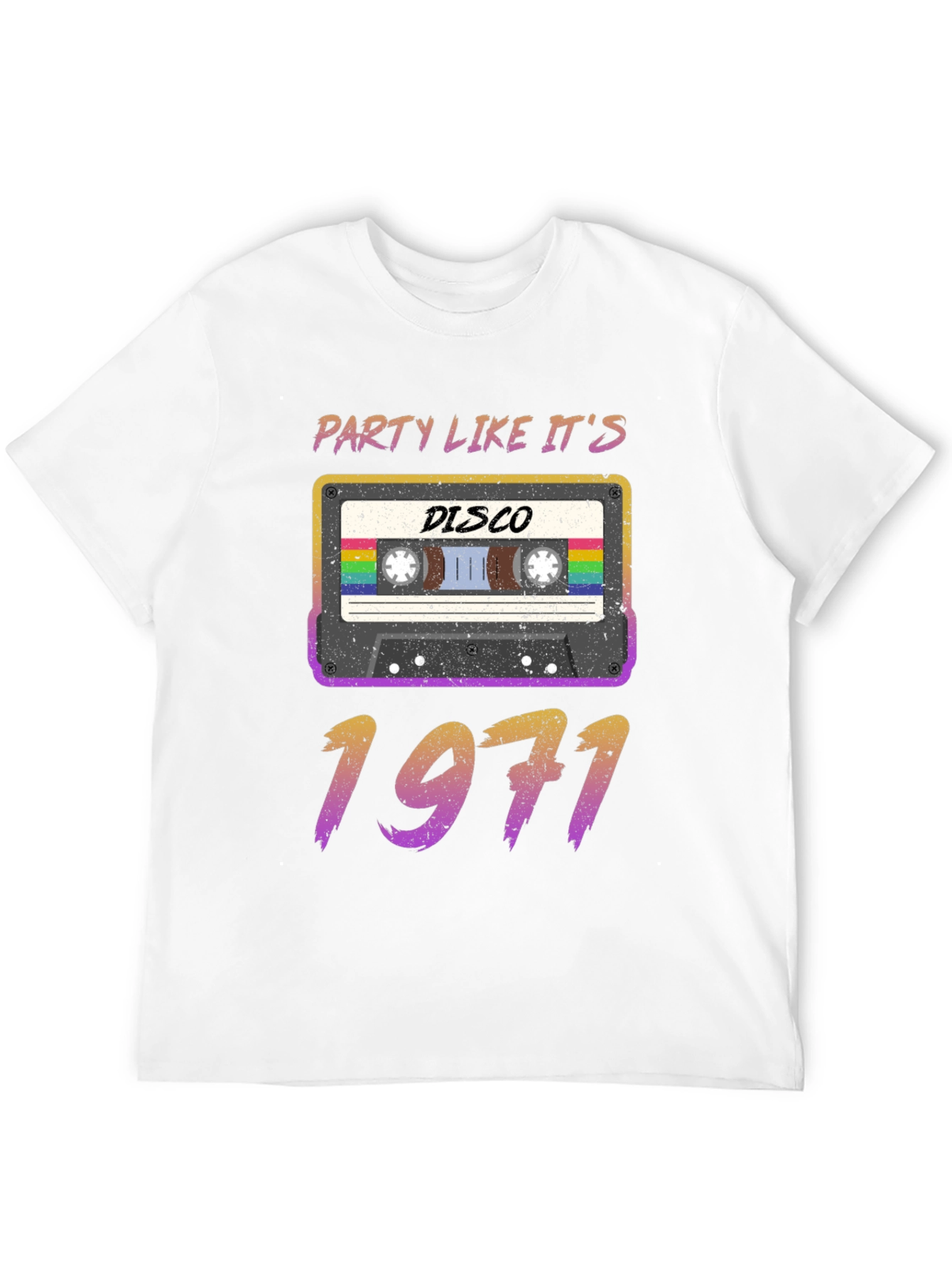 Party Like Its 1971 Disco Cassette T-Shirt