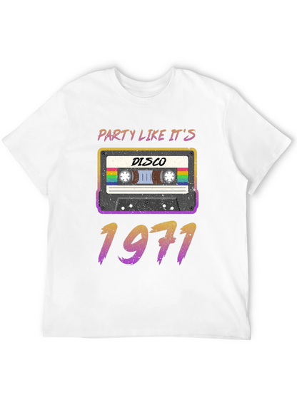 Party Like Its 1971 Disco Cassette T-Shirt