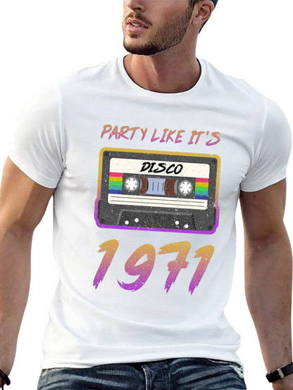 Party Like Its 1971 Disco Cassette T-Shirt