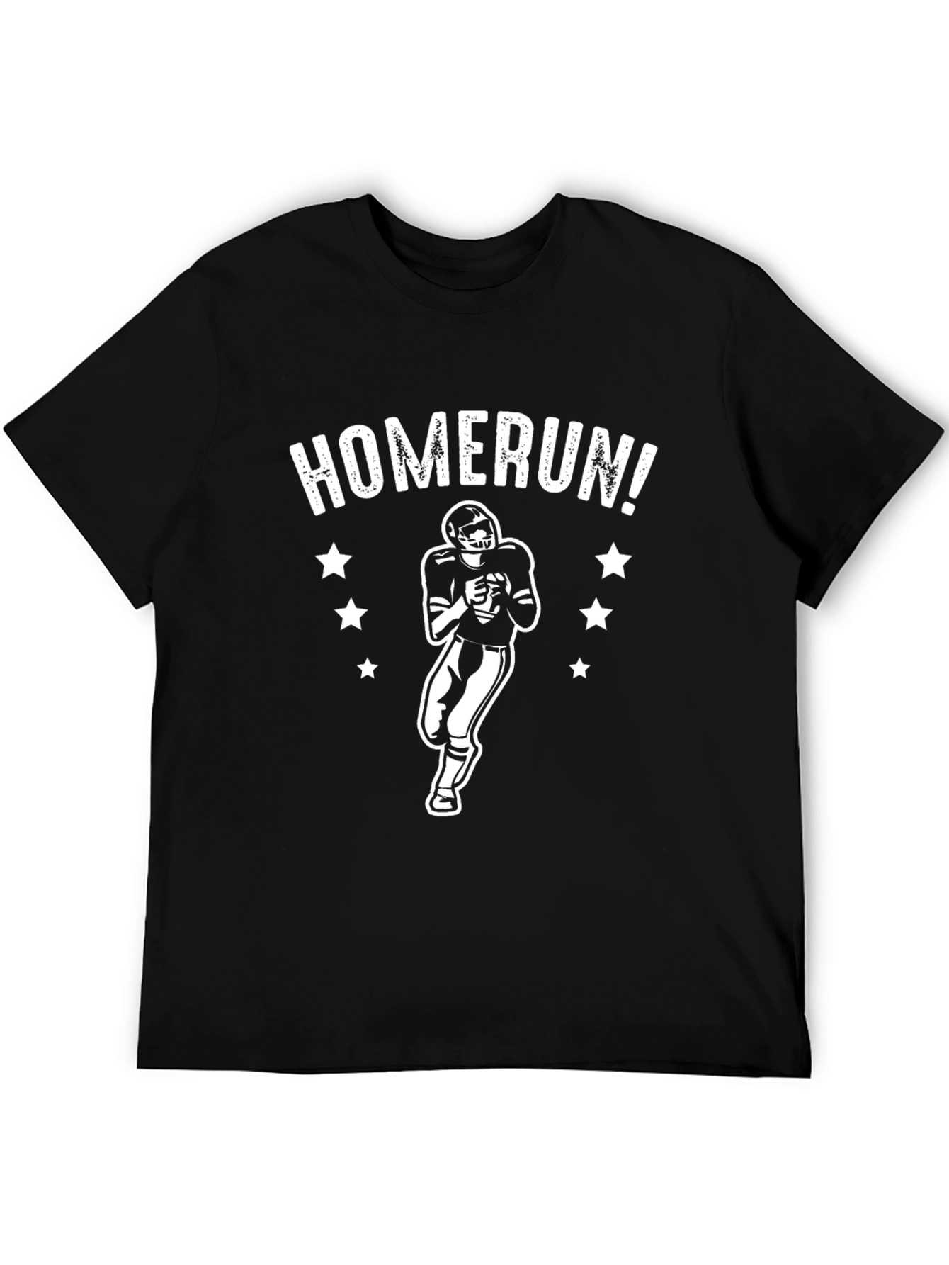 Homerun Football Player Graphic T-Shirt