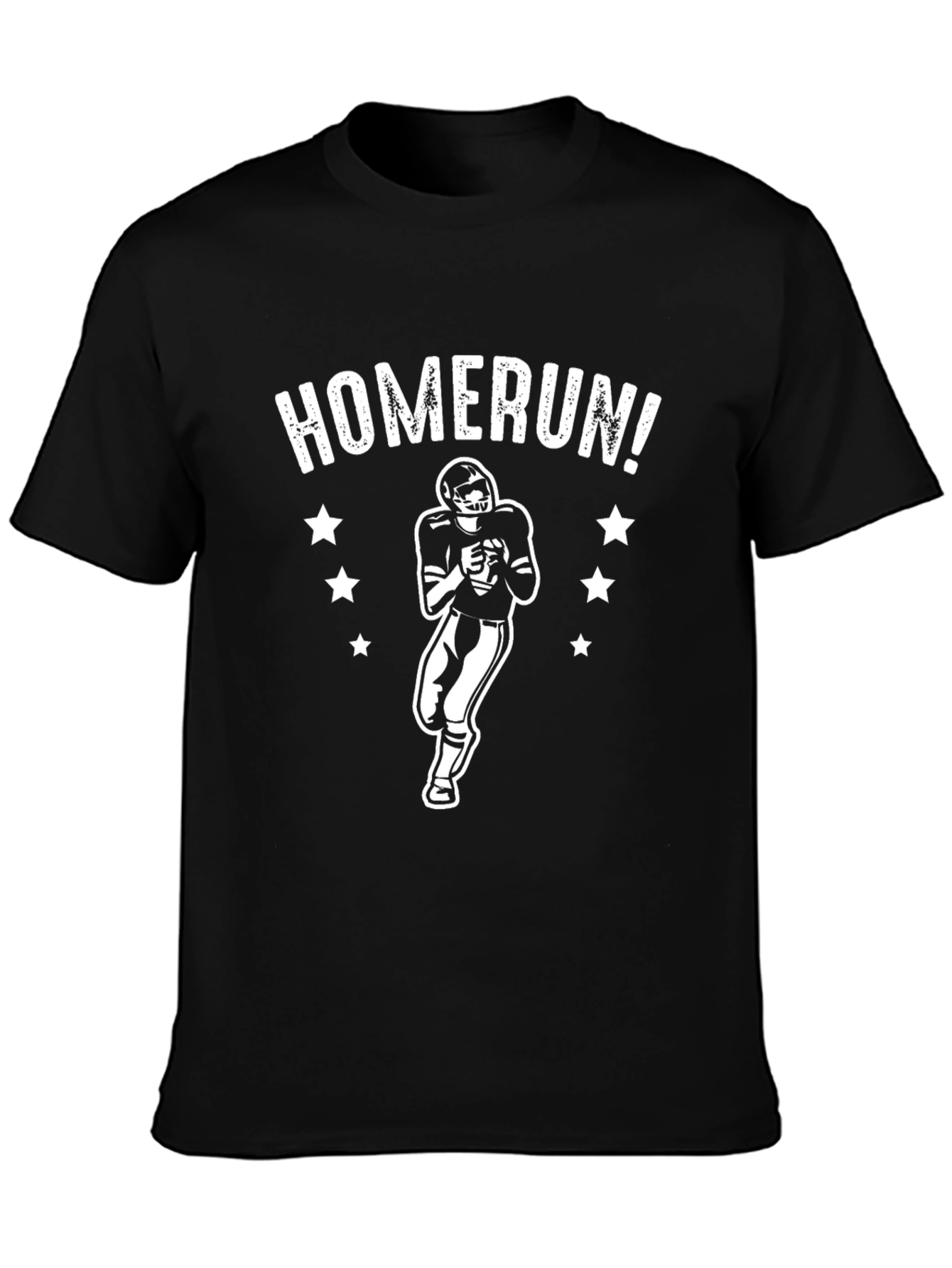 Homerun Football Player Graphic T-Shirt