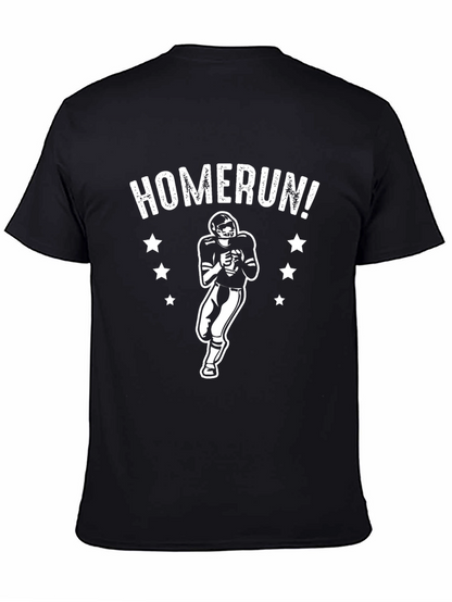Homerun Football Player Graphic T-Shirt
