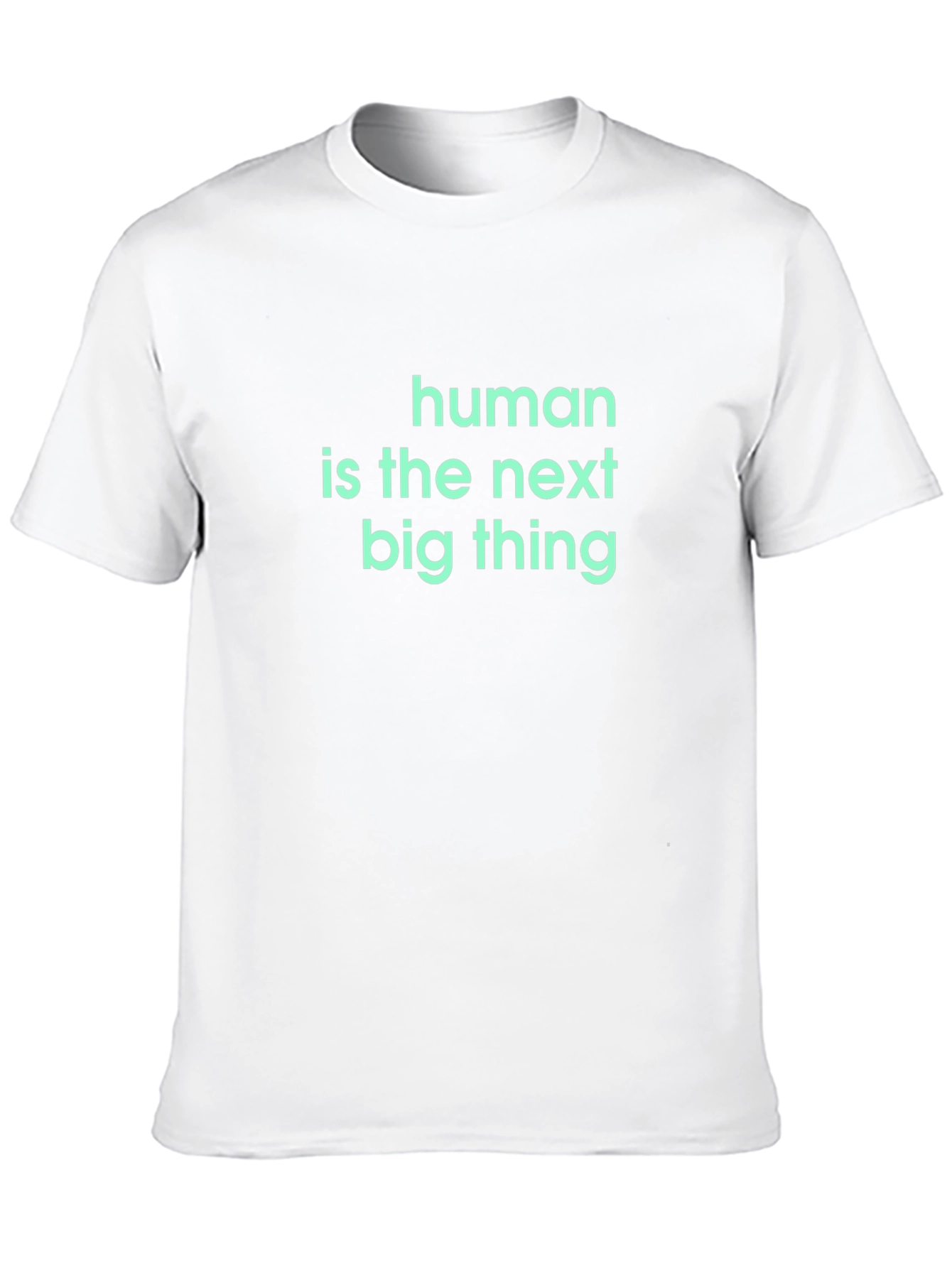 Human is the Next Big Thing Black T-Shirt